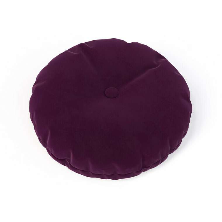 Подушка Round D45 фиолетового цвета 