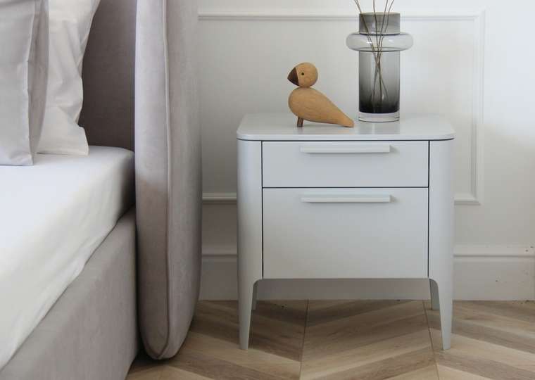 Тумба прикроватная Type светло-серого цвета