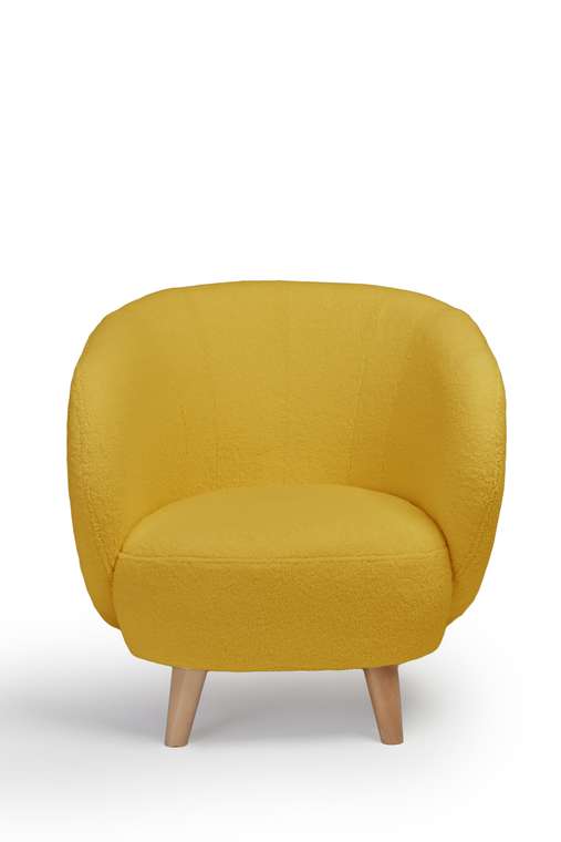 Кресло Мод желтого цвета
