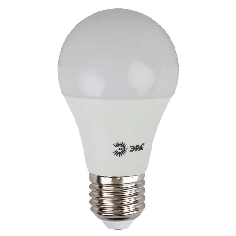 Лампа светодиодная E27 10W 2700K матовая белого цвета