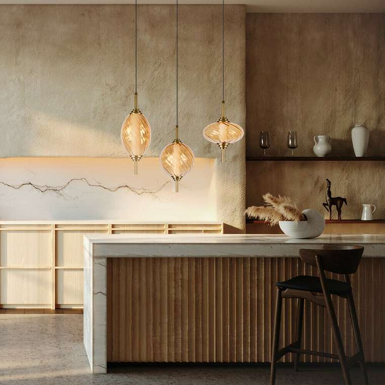 Люстра Loft It Helix 10421/B Amber