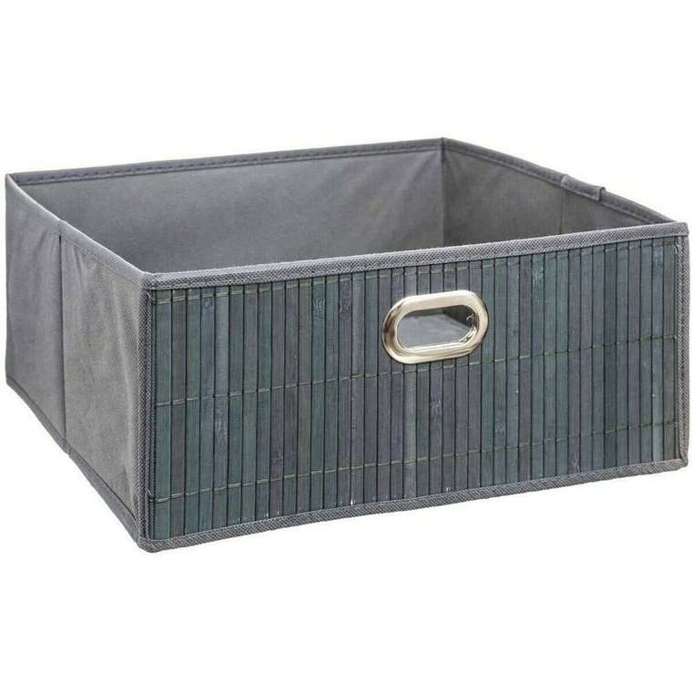 Корзина Smart Серый 31 x 31 x 13.5  Бамбук