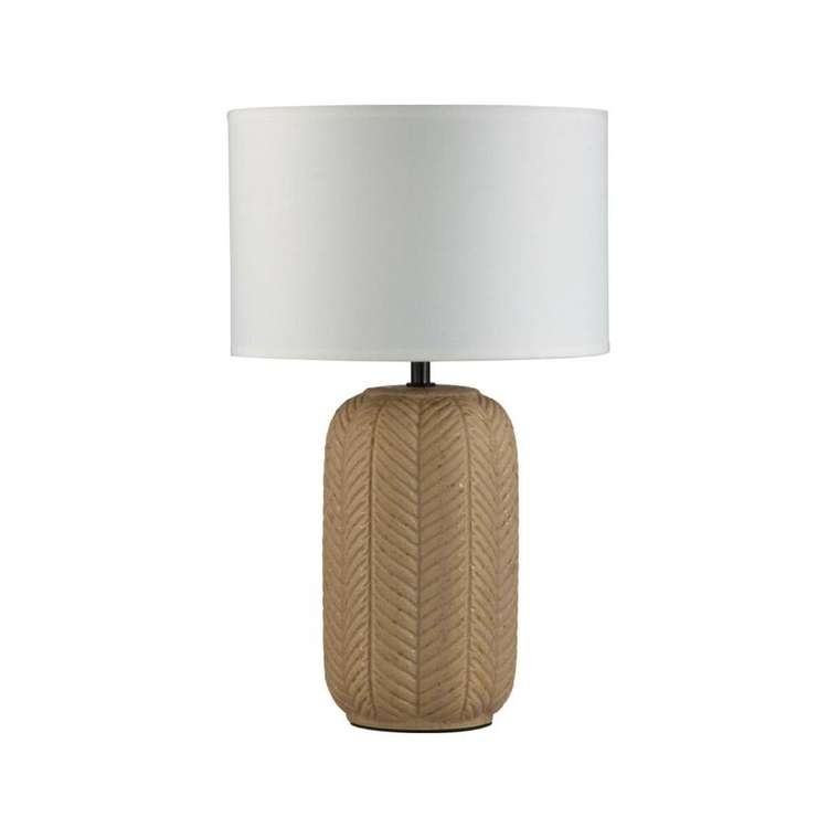 Настольная лампа Chi 5665/1T (ткань, цвет белый)