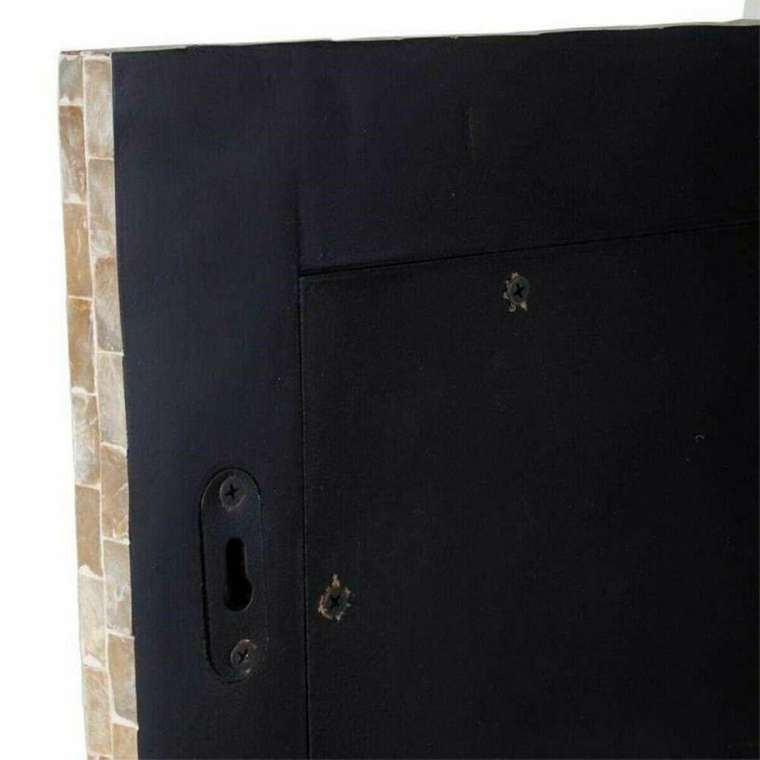 Настенное зеркало Коричневый Красный Бежевый 52 x 2 x 52 cm Квадратный