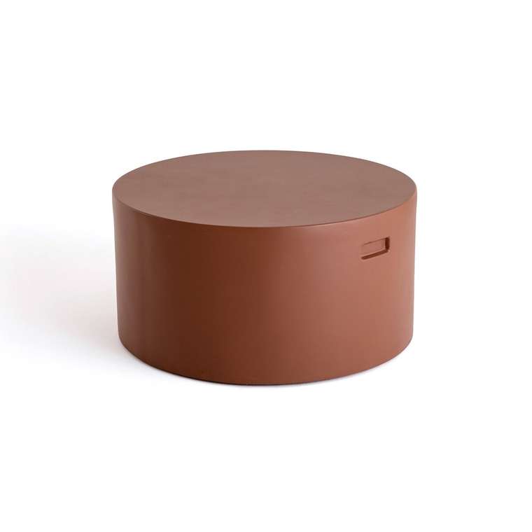 Столик круглый для открытого воздуха Raskin коричневого цвета