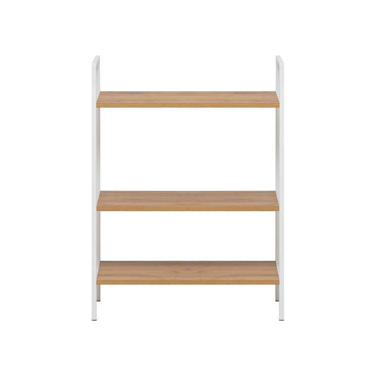 Стеллаж Стилвуд 23 бело-бежевого цвета