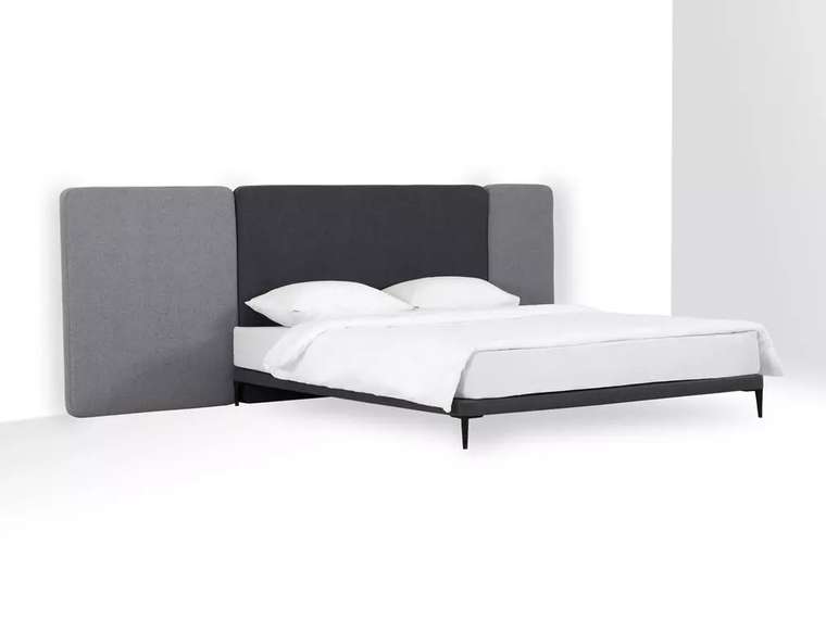 Кровать Licata 160х200 композиция 6 серого цвета