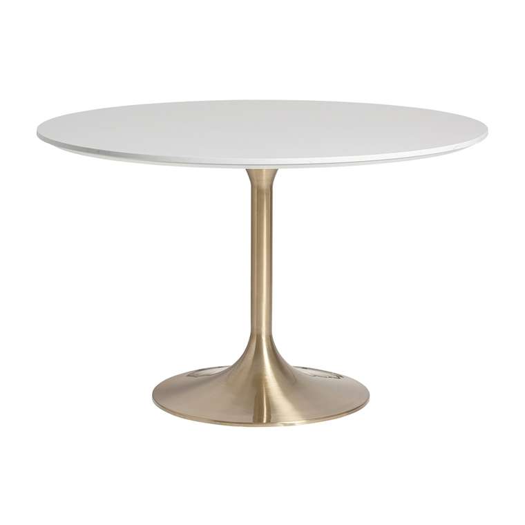 Обеденный стол Frohn белого цвета