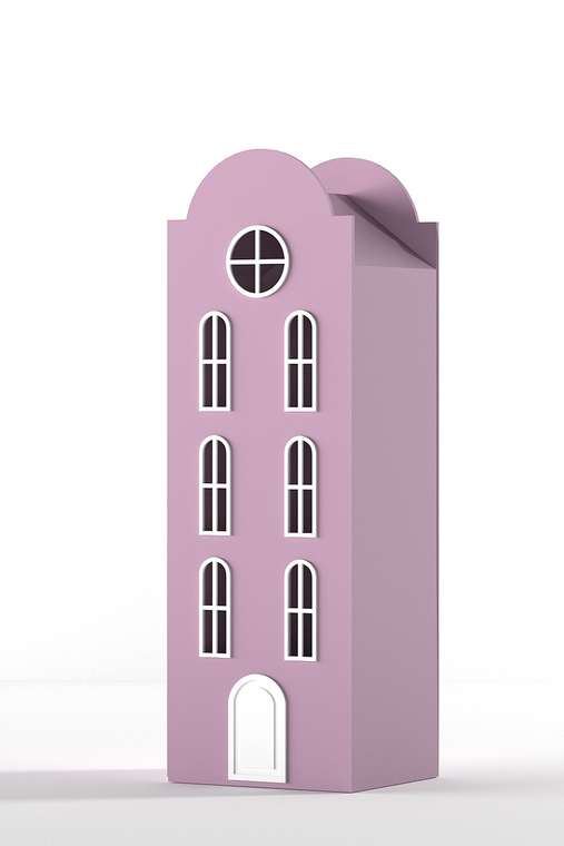 Шкаф-домик Рига Medium лилового цвета