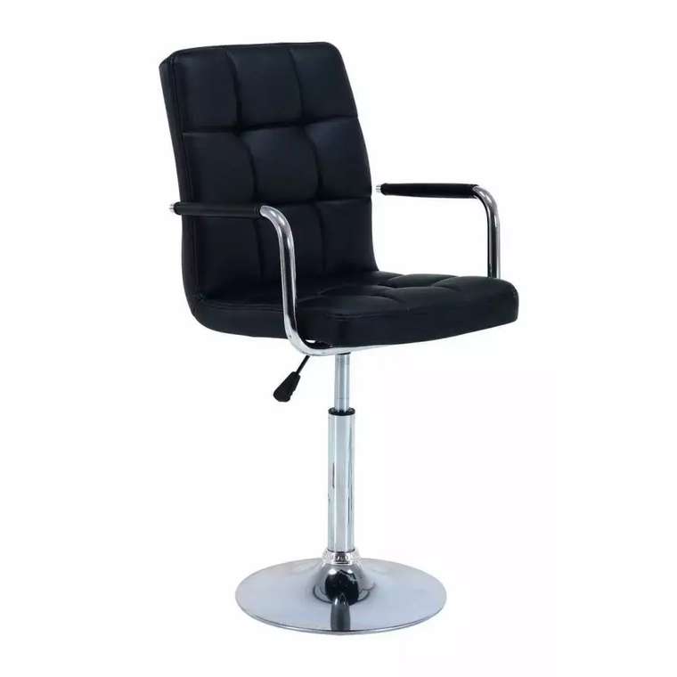 Полубарный стул Rosio черного цвета