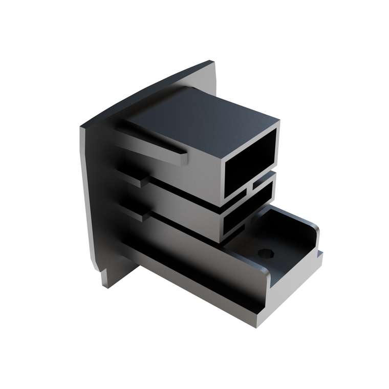 Комплектующие для накладной трековой системы Technical TRA005EC-31B Accessories for tracks Trinity Трехфазная трековая система TRINITY