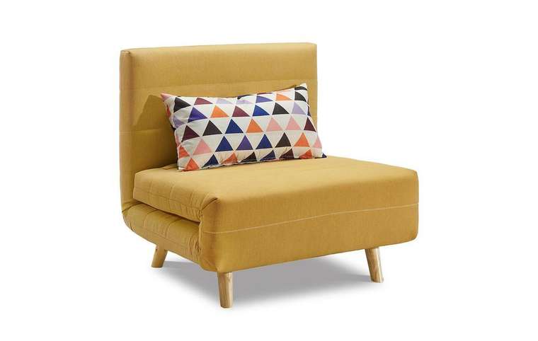 Кресло-кровать Flex желтого цвета