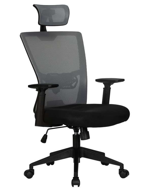 Офисное кресло для персонала Nixon серого цвета