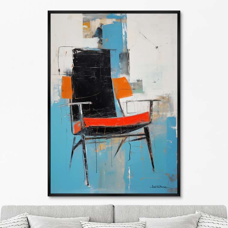 Репродукция картины Chair collection, No 2, 2024г.