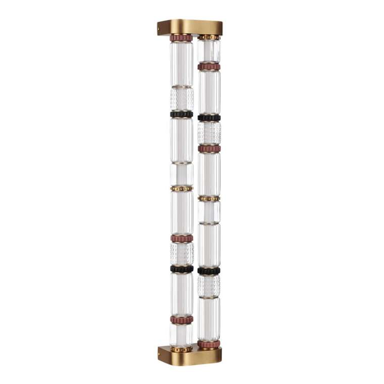 Настенный светильник Odeon Light Collier 5455/60WL сатин.латунь/терракот/черный LED 60W 4000K