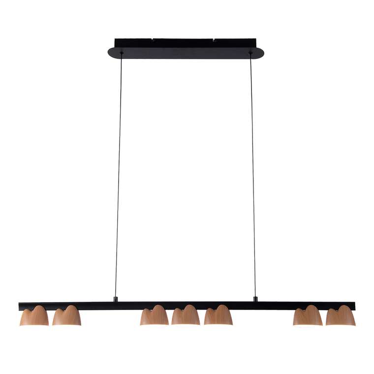 подвесная люстра Interline коричневый металл, акрил LED*32W, 1375LM, 4000K, included