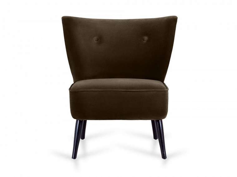 Кресло Modica темно-коричневого цвета 