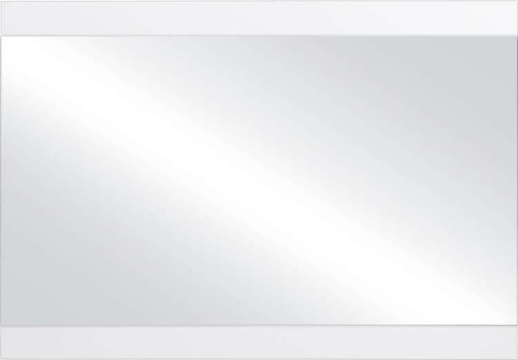 Настенное зеркало Даллас 80х115 белого цвета