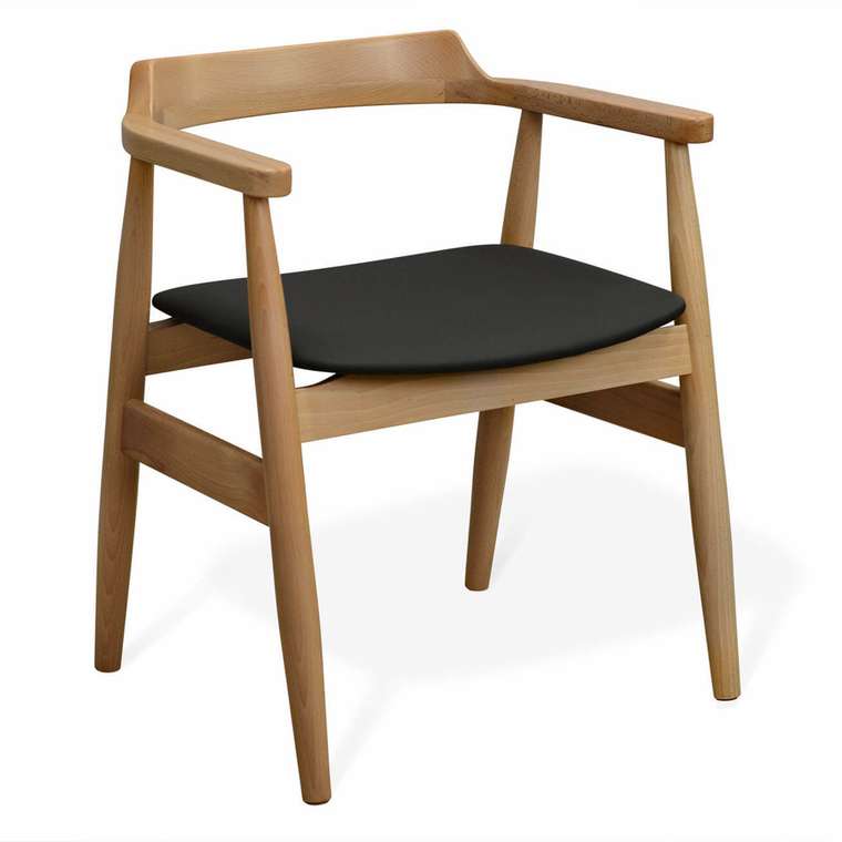 Стул Herts черно-коричневого цвета