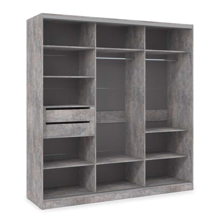 Шкаф-купе Comfort 18.5 серого цвета