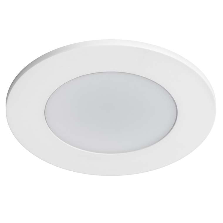 Рамка (светильник) PVC д/LED-модулей 941хх и LED-ламп D50мм PIANO ROUND БЕЛЫЙ IP65