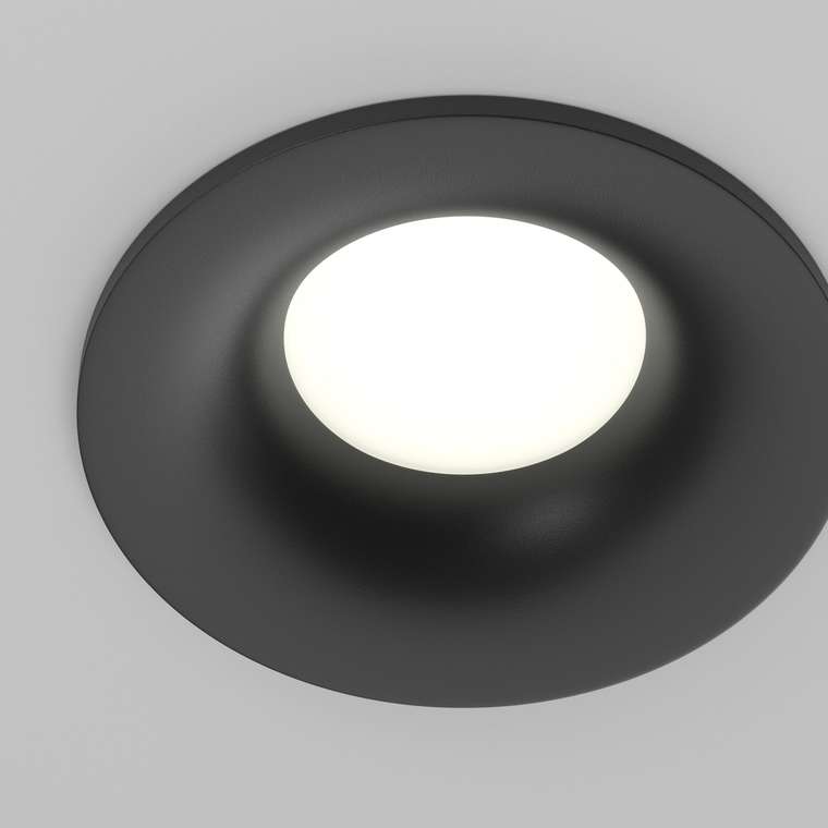 Встраиваемый светильник Technical DL027-GU10-B Slim Downlight