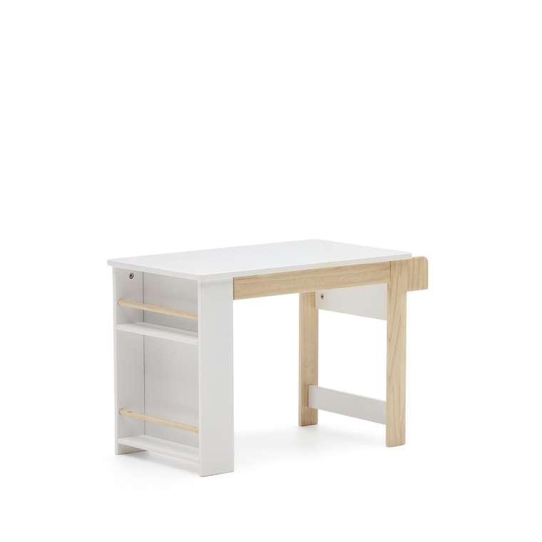Письменный стол Serwa бело-бежевого цвета