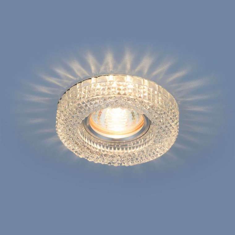 Точечный светильник с LED подсветкой 2213 MR16 CL прозрачный