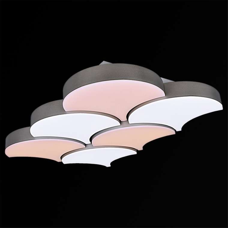Потолочная люстра 01218-0.3-06LED (пластик, цвет белый)