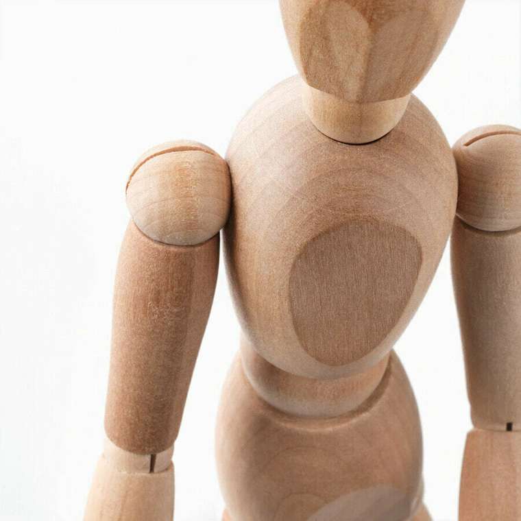 Модельная фигура, натуральный цвет, 33 см