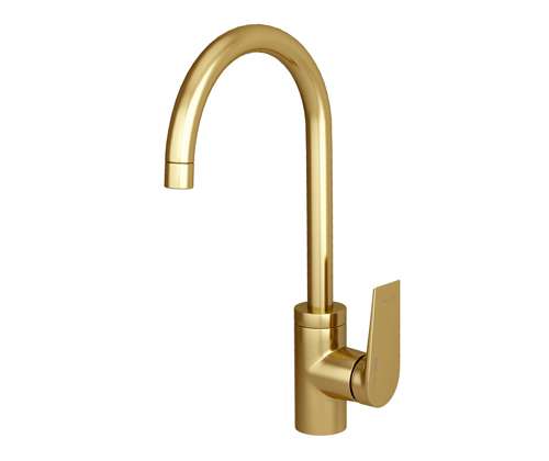 Смеситель для кухни WasserKRAFT Aisch 5507 золотого цвета
