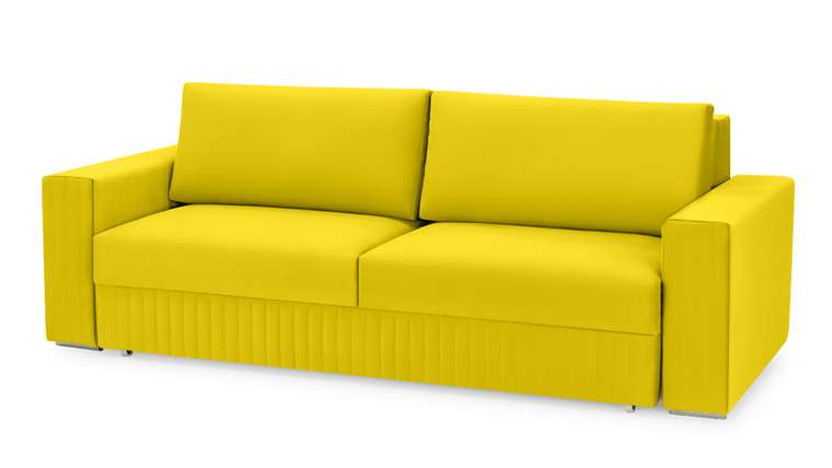 Диван-кровать Тусон Лайт 150х190 желтого цвета