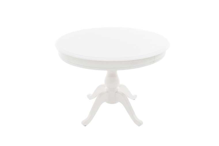 Обеденный стол раскладной Фабрицио белого цвета