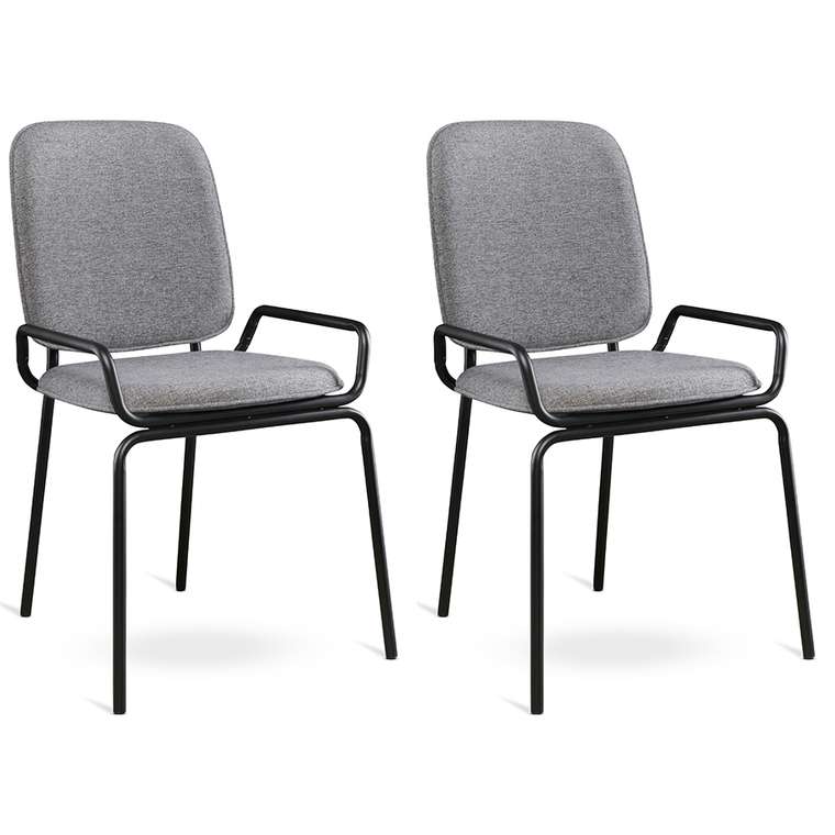 Набор из двух стульев Ror серого цвета