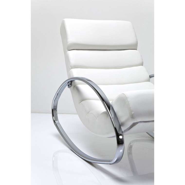 Кресло-качалка Manhattan белого цвета