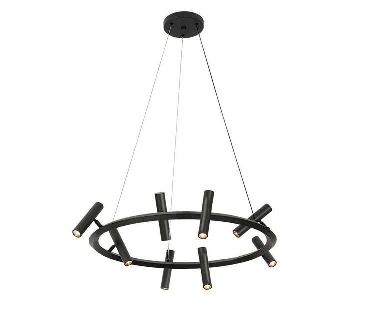 Люстра Верония черный d80 h120 Led 8*3W (4000K)