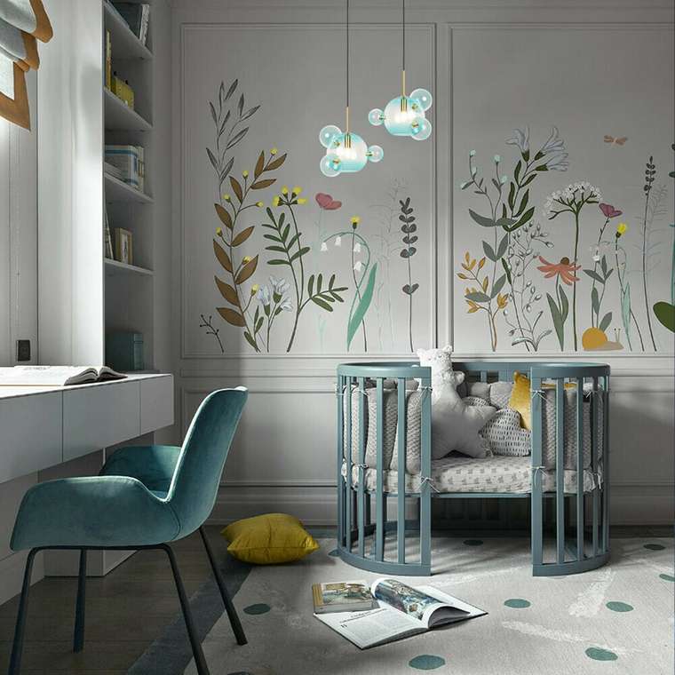 Люстра Loft It Bolle 2027-P4 Blue mini