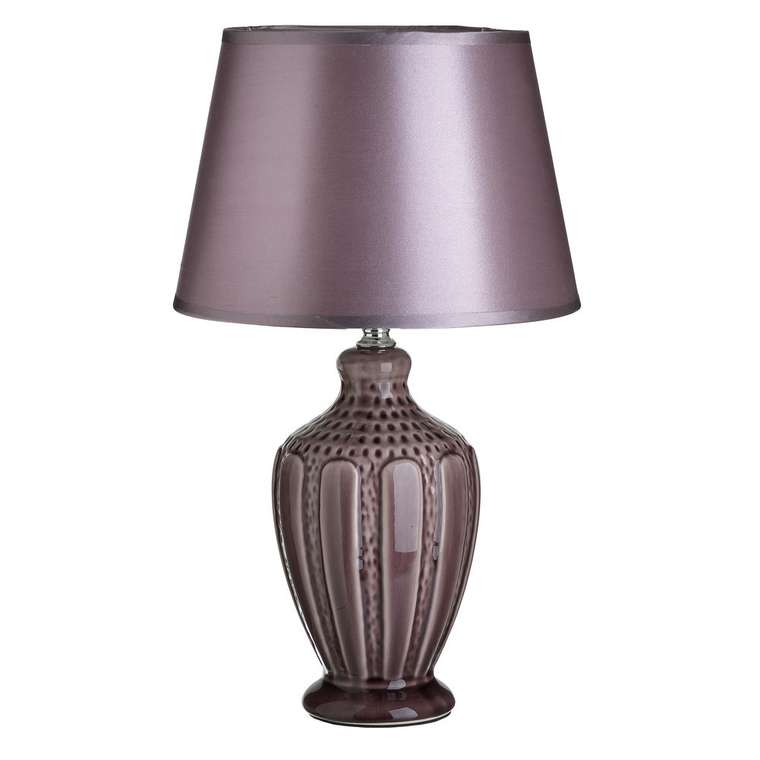 Лампа настольная фиолетового цвета 