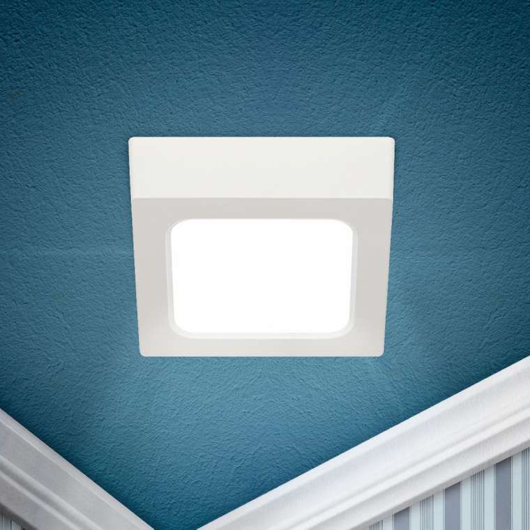 Накладной светильник LED 20 Б0057433 (пластик, цвет белый)