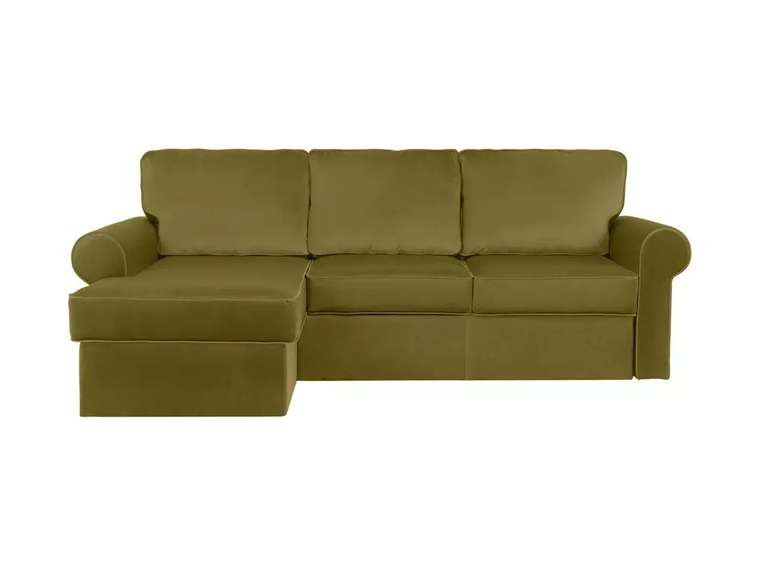 Угловой диван-кровать Murom светло-зеленого цвета