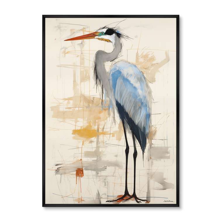Репродукция картины Herons, No 2, 2024г.