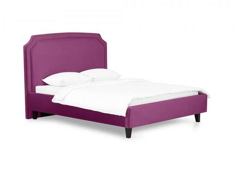 Кровать Ruan 160х200 пурпурного цвета 