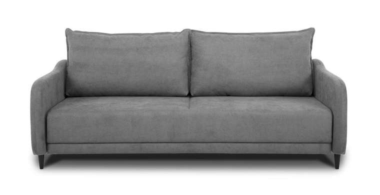 Прямой диван-кровать Бьёрг серого цвета