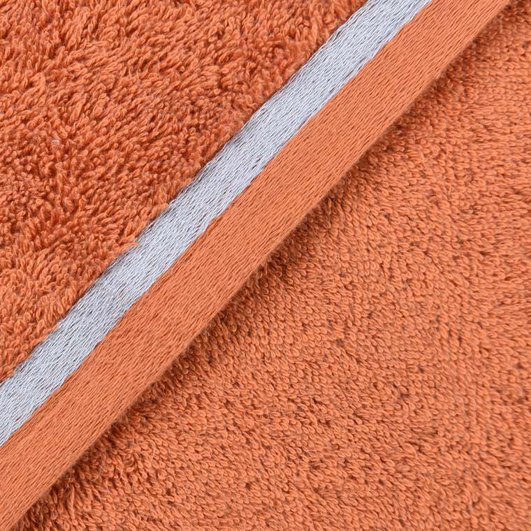 Полотенце махровое терракотового цвета