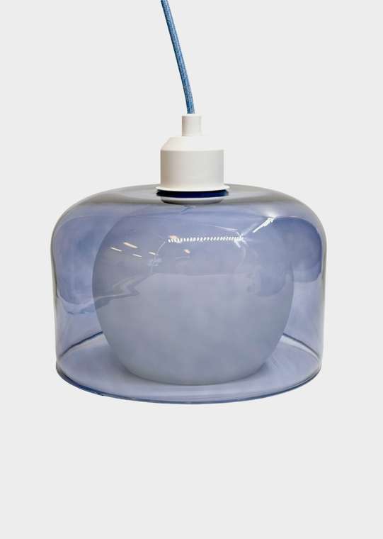 Подвесной светильник Capsule с серо-голубым плафоном