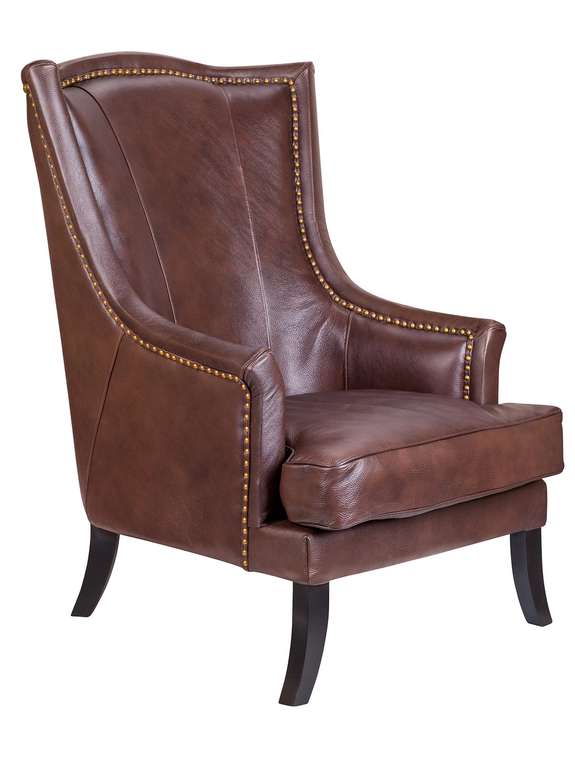 Кресло Chester leather коричневого цвета