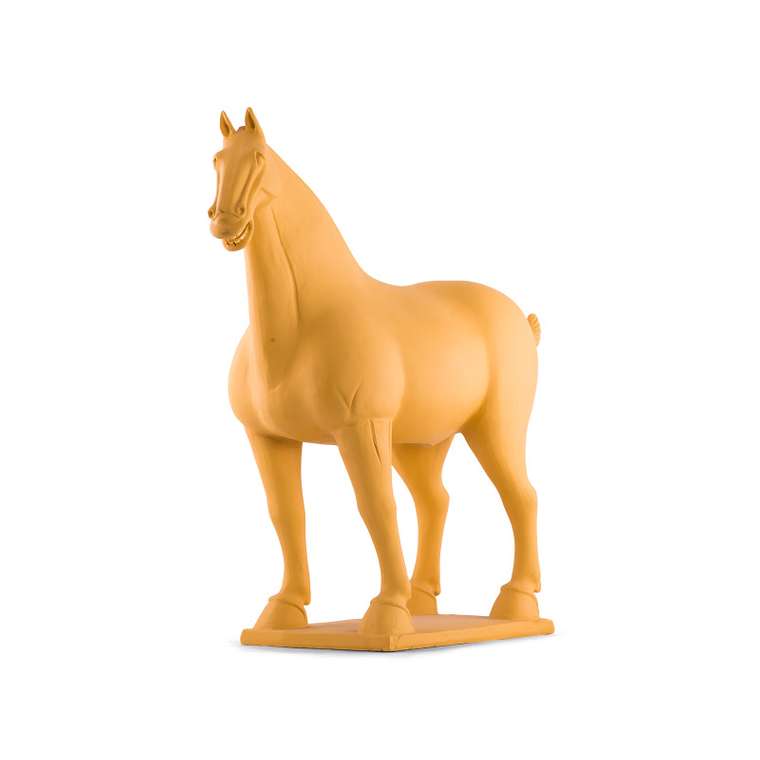 Статуэтка конь Gezellig желтого цвета