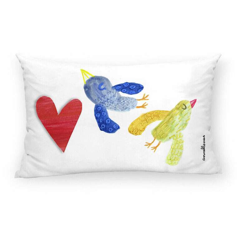 Чехол для подушки Decolores Volant Разноцветный 30 x 50 cm