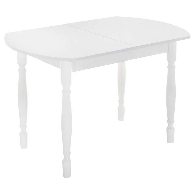 Обеденный раскладной стол Риттен белого цвета
