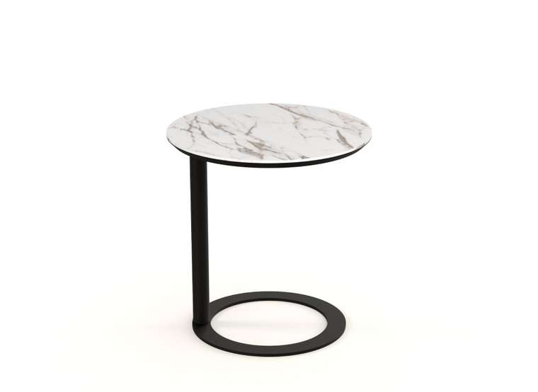 Кофейный столик Vissor М бело-черного цвета